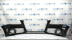 Bare front bumper for Audi Q5 8R 13-17 rest, black LY9B, without parking sensors, sand, scratches, cracks