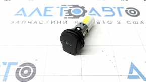 Audi Q5 8R 09-17 trunk cigarette lighter with black cover