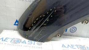 Front bumper lip for Audi Q5 8R 13-17 rest, black LY9B, sand, scratches