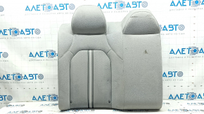 Rear seat, 2nd row, upper right side, Hyundai Sonata 20-22, gray cloth, dent, needs cleaning