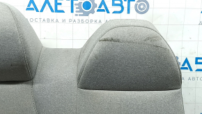 Rear seat, 2nd row, upper right side, Hyundai Sonata 20-22, gray cloth, dent, needs cleaning