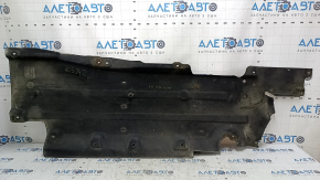 The right underbody protection of a Lincoln MKZ 13-20 is torn.