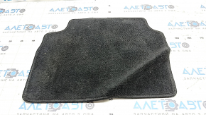 Rear left interior mat for Hyundai Sonata 20-23, black cloth, for cleaning