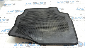 Rear left interior mat for Hyundai Sonata 20-23, black cloth, for cleaning