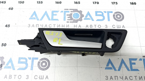 Interior rear left door handle for Audi Q5 8R 09-17, black with chrome, backlit, scratched