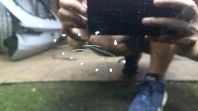Tesla Model Y 21-25 black PBSB front left door, scratches