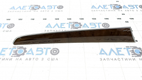 Rear left door panel trim molding for Audi Q5 8R 09-17, walnut wood trim, scratches