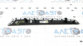Rear left door panel trim molding for Audi Q5 8R 09-17, walnut wood trim, scratches