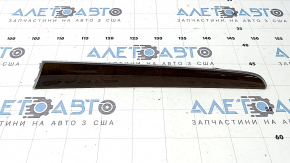 Audi Q5 8R 09-17 rear right door panel trim molding, walnut wood, scratches