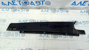 Right rear side door trim for Audi Q5 8R 09-17, glossy black, scratches, broken mount