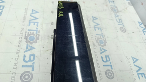 Right rear side door trim for Audi Q5 8R 09-17, glossy black, scratches, broken mount