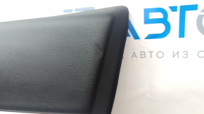 Tesla Model Y 20-25 rear right door panel, black and white leather, type 2, matte trim, with speaker, with window lift control, with opening button, with backlight, dent, scuffs