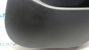 Tesla Model Y 20-25 rear right door panel, black and white leather, type 2, matte trim, with speaker, with window lift control, with opening button, with backlight, dent, scuffs