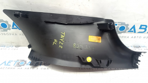 Tesla Model Y 20-25 black rear left door sill plate, type 2, scratches