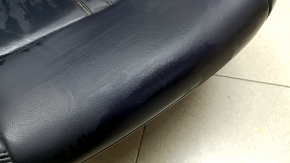 Lincoln MKZ 17-20 driver's seat without airbag, electric, heated, ventilated, black leather, dents, cracks, needs cleaning