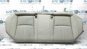 Rear seats, 2nd row, lower part, Honda Accord 19-22, light gray leather, heated, perforated, scratches, dry cleanable