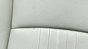 Rear seats, 2nd row, lower part, Honda Accord 19-22, light gray leather, heated, perforated, scratches, dry cleanable