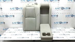 Rear row of seats, 2nd row, upper part, right, Honda Accord 19-22, light gray leather, heated, perforated, for cleaning
