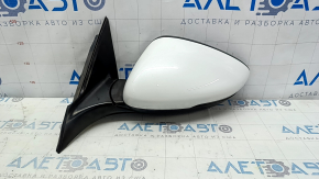 Left side mirror assembly for Honda Accord 18-22, 8 pins, BSM, heated, turn signal, white, sand
