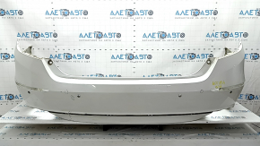 Bare rear bumper for Honda Accord 18-22 with parking sensors, white, dents, scratches, crack in mount