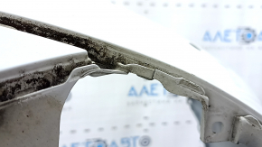 Bare rear bumper for Honda Accord 18-22 with parking sensors, white, dents, scratches, crack in mount