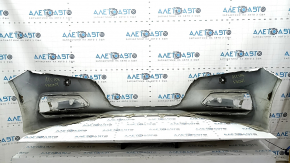 Bare front bumper for Honda Accord 18-20 with parking sensors, white, scratches, broken fasteners, dented
