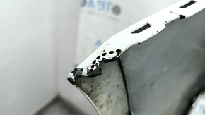 Bare front bumper for Honda Accord 18-20 with parking sensors, white, scratches, broken fasteners, dented