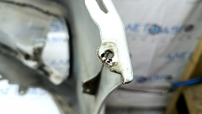 Bare front bumper for Honda Accord 18-20 with parking sensors, white, scratches, broken fasteners, dented