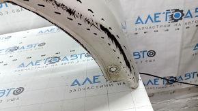 Bare front bumper for Honda Accord 18-20 with parking sensors, white, scratches, broken fasteners, dented