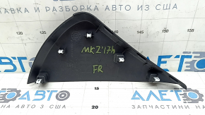 Lincoln MKZ 17-20 black right side dashboard trim