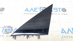 Tesla Model Y 20-25 exterior left triangle mirror cover, gloss black, minor scratches, broken fasteners