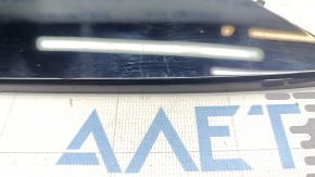 Tesla Model Y 20-25 exterior left triangle mirror cover, gloss black, minor scratches, broken fasteners