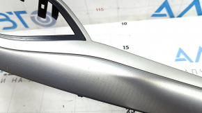 Right front panel trim for Lincoln MKZ 13-20, gray, scratches, crack in mount