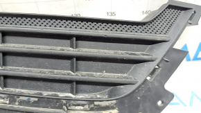 Right front bumper grille for Lincoln MKZ 2017-2020, hybrid, sand, dented mountings
