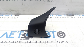 Left steering wheel control joystick for Tesla Model Y 20-25, matte black, cracked mount