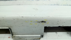 Right side sill for Honda Accord 18-22 with chrome, white, scratches, broken fasteners, crack