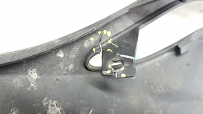 Rear bumper bare Lincoln MKZ 17-20 lower part, structure, scratches, broken fasteners, cracks in fasteners, cracks, scuffs