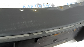 Rear bumper bare Lincoln MKZ 17-20 lower part, structure, scratches, broken fasteners, cracks in fasteners, cracks, scuffs