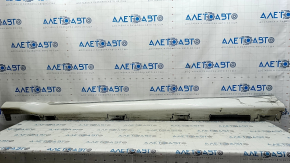 Left side sill for Honda Accord 18-22 with chrome, white, scratches, cracks, broken mount