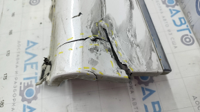 Left side sill for Honda Accord 18-22 with chrome, white, scratches, cracks, broken mount