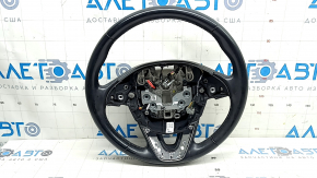Lincoln MKZ 13-20 steering wheel, black leather, scratches