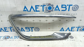 Right front bumper molding for Lincoln MKZ 17-20, chrome, sand, broken mount
