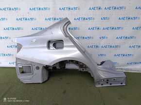 BMW 3 F30 12-18 rear right quarter wing sawed off, silver, with bumps