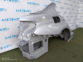 BMW 3 F30 12-18 rear right quarter wing sawed off, silver, with bumps