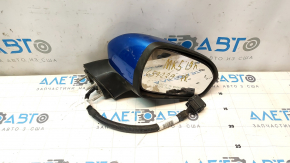 Side mirror right Ford Fusion mk5 19-20 5 pins, heated, BSM, blue