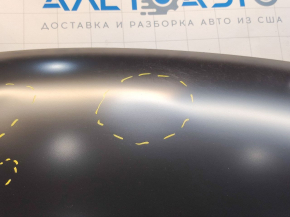 The hood of a Mazda CX-5 13-16 is bare steel, with dents and a bump.