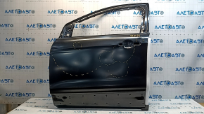 The front left door of a Ford Escape MK3, 2013-2019, is bare and dented.