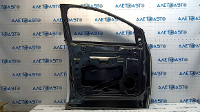 The front left door of a Ford Escape MK3, 2013-2019, is bare and dented.