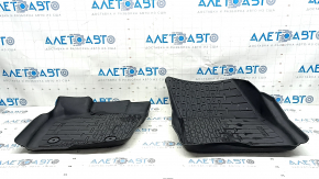 Set of floor mats for Lincoln MKZ 17-20 rubber black