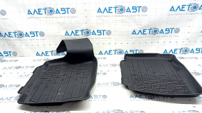 Set of floor mats for Lincoln MKZ 17-20 rubber black